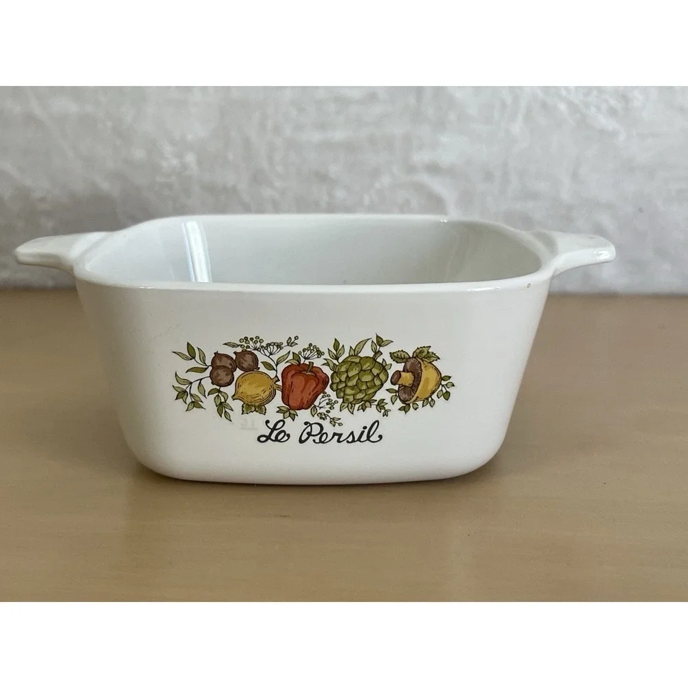 • Corning Ware Spice of Life Le Persil P-43-B Petite Casserole 2 3/4 Cup No Lid